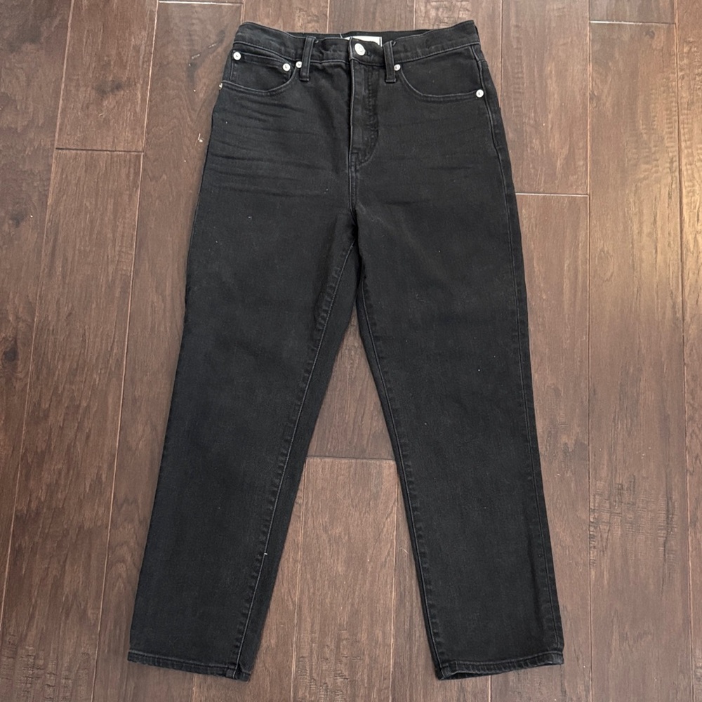 Madewell Women's Black Straight Leg Jeans